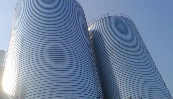 马鞍山2座混凝土高架卷板仓